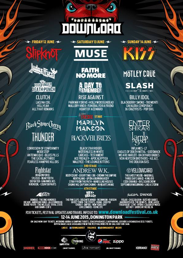 download festival add yellowcard funeral for a friend fidlar and more fidlar flyer
